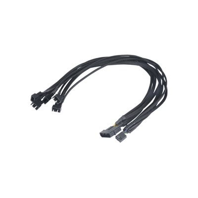 Akasa FLEXA FP5 Sensible PWM Cable for 5 PWM Case Followers (Mannequin AK-CBFA03-45)